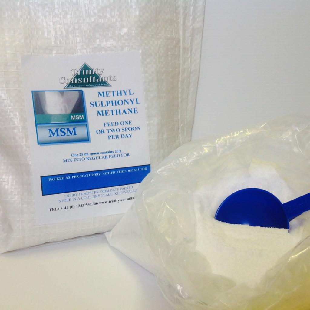 MSM is a natural Sulphur for Feeding Horses and Ponies for Injury